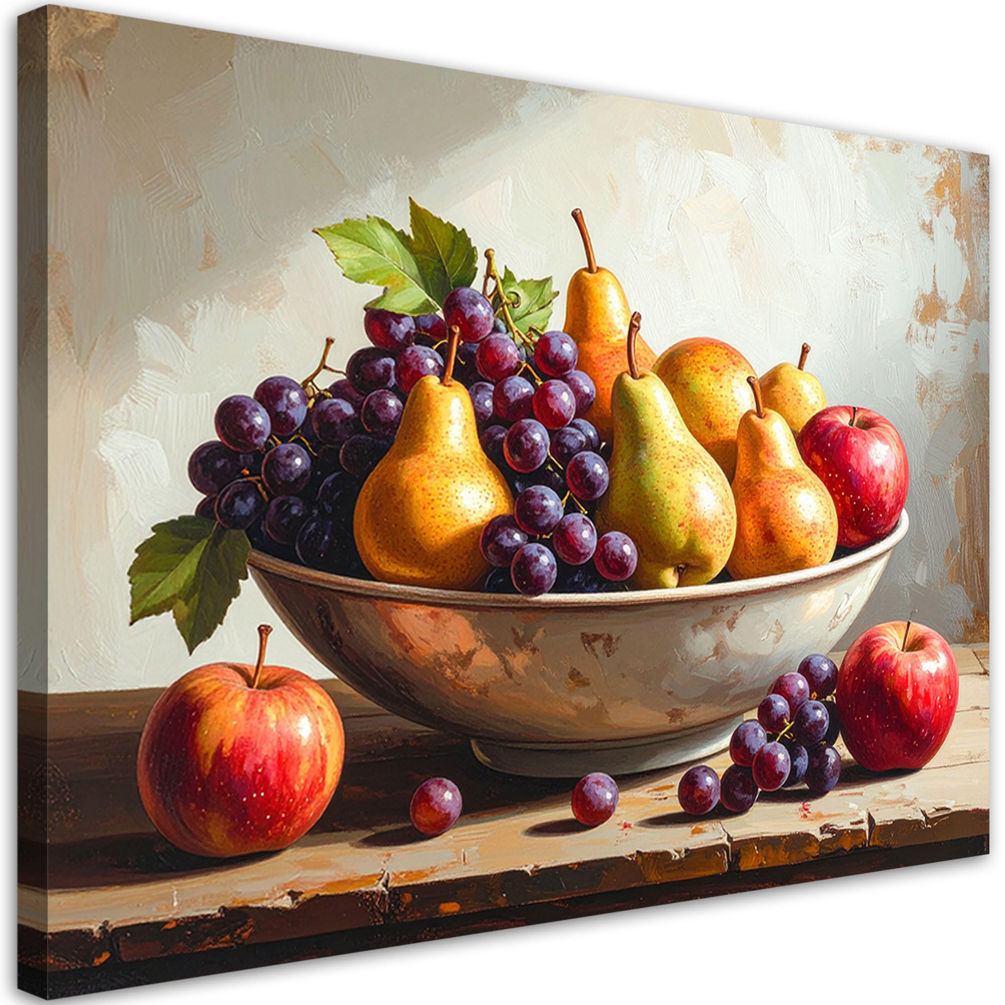 Feeby Leinwandbild Mehrfarbig 90x60 cm
