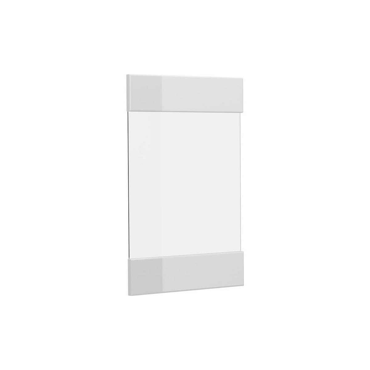 KÜCHENFRONT R-Line Weiß Hochglanz 39.6 x 59 cm Möbelfront für den Hängeglasschrank - Weiß Hochglanz, Holzwerkstoff (39.6/59/1.6cm) - Vicco