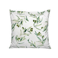 KISSENHÜLLE Italy Collection Oliven 60/60 cm - Ecru/Multicolor, Textil (60/60cm) - beties Heimtextil