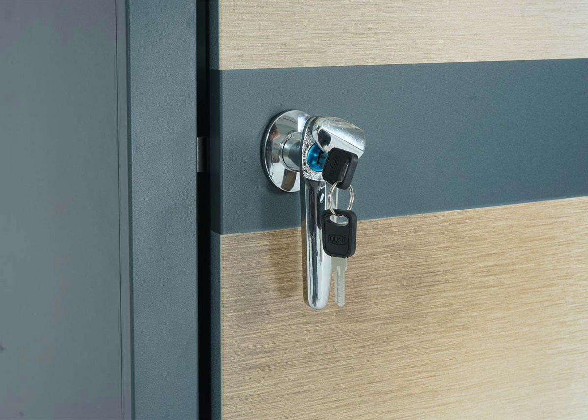 MÜLLTONNENBOX 1er 117x68x80cm Anthrazit Gold - Goldfarben, Metall (68/117/80cm) - PROREGAL