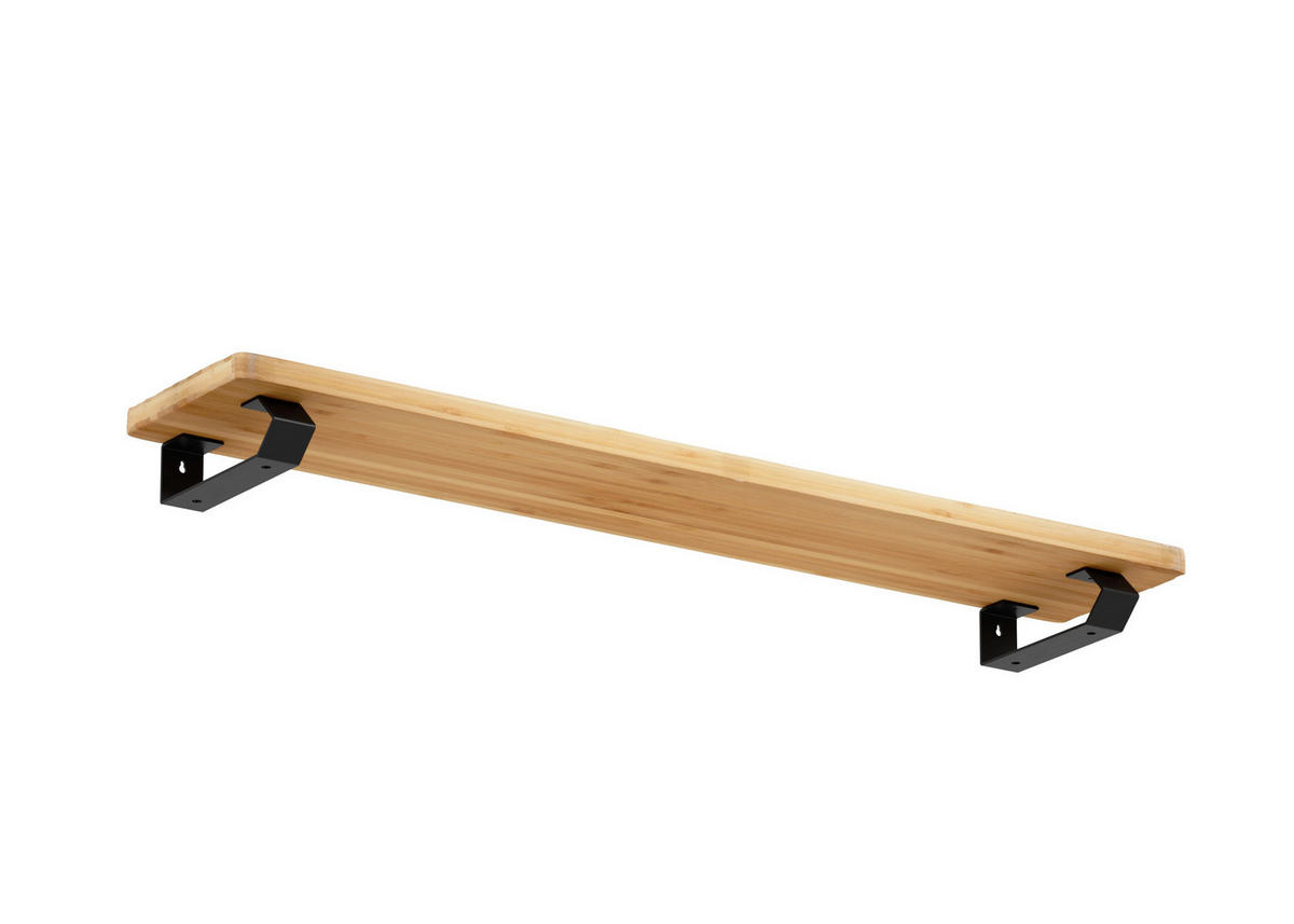 REGALTRÄGER als 2er Set Pia, Stahl in verschiedenen Trendfarben - Schwarz, Metall (4.5/6/20.5cm) - Alberts