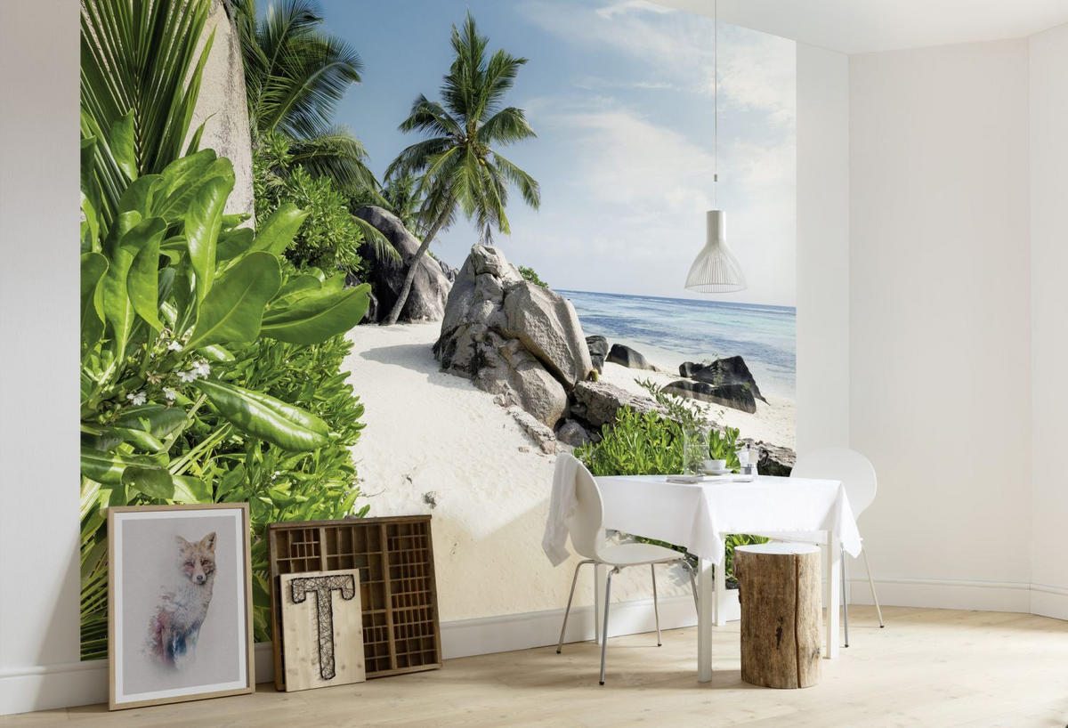 FOTOTAPETE Strand-Motiv 450 x 280 cm - Multicolor, Papier (450/280cm) - Sanders & Sanders