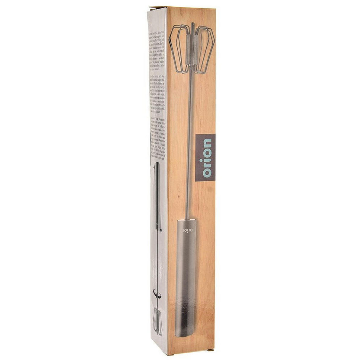 STAHLSCHNEEBESEN 36 cm - Silberfarben, Metall (28cm) - Orion 