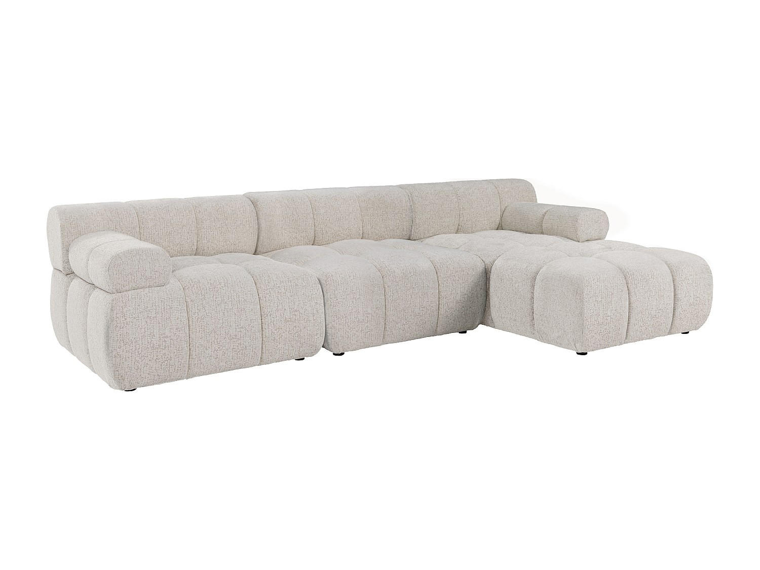 Vente-Unique Modulierbares Beige 282x70x156 cm