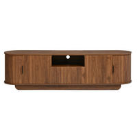 TV-SCHRANK 180/35/50 cm Natürlich mit Schiebetür und 4 Schubladen - Naturfarben, Holz/Holzwerkstoff (180/50/35cm) - Oxeza
