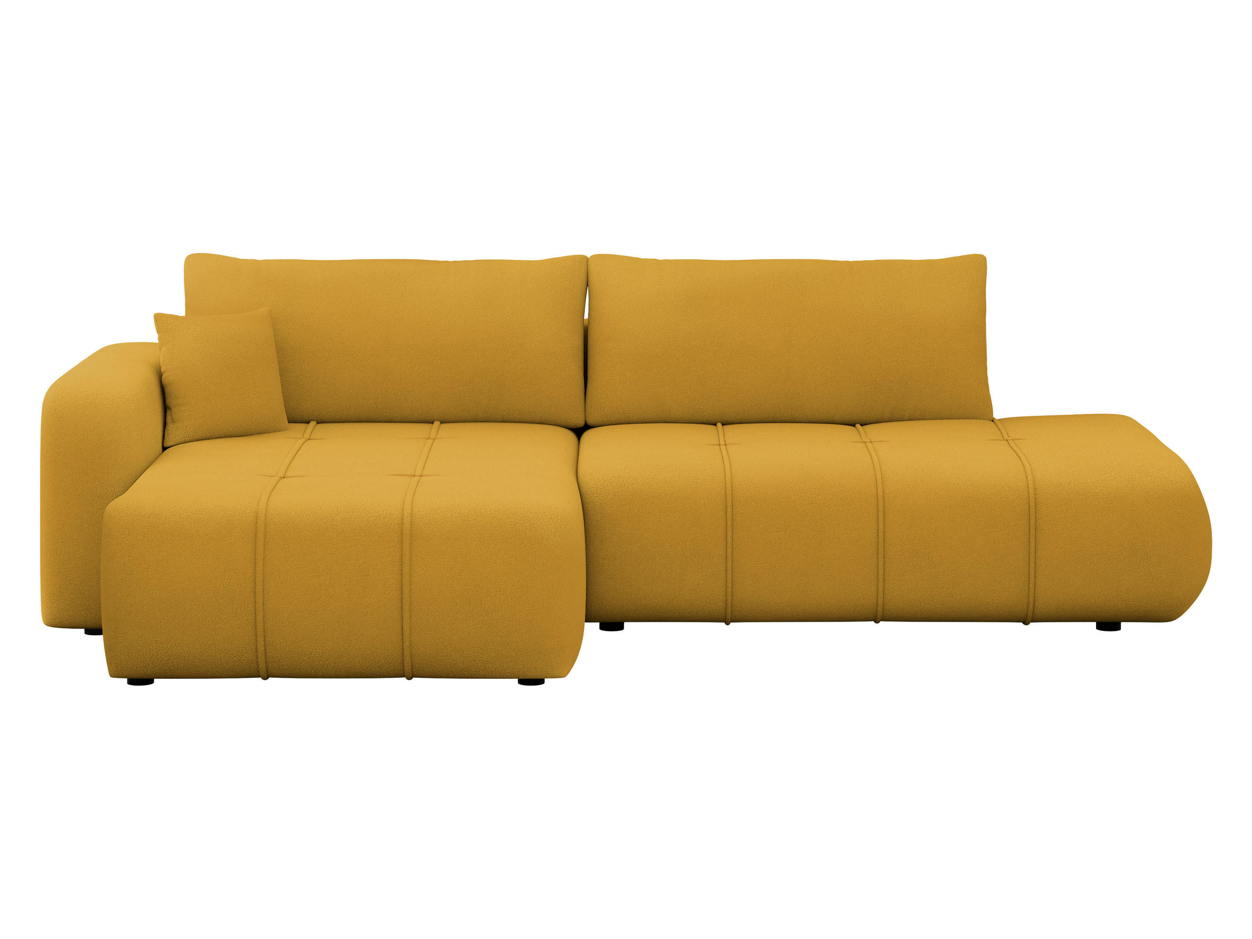 Mirjan24 Ecksofa Gelb 262x145 cm