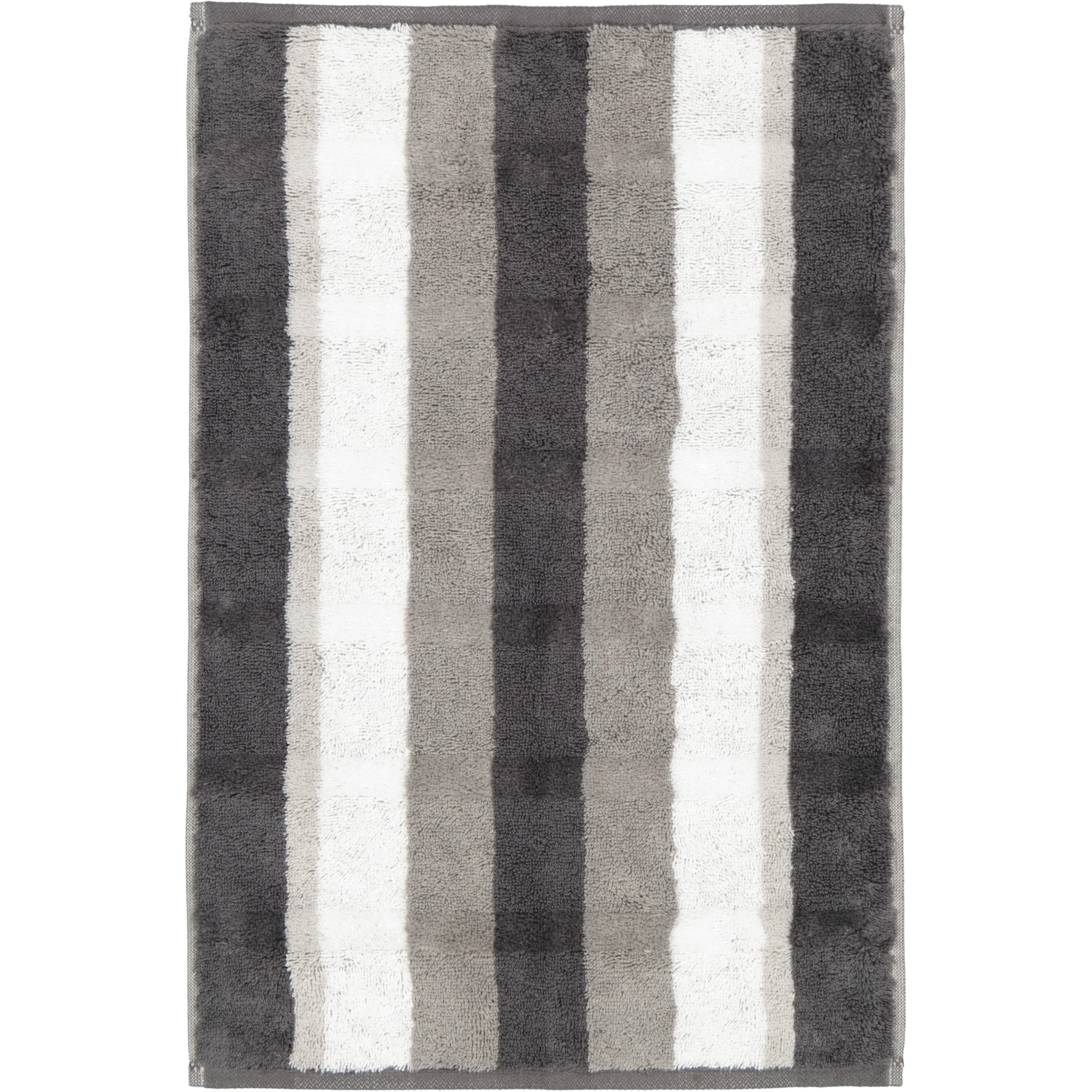 GÄSTETUCH NOBLESSE STRIPE 1087 ANTHRAZIT - 77 - Grau, Textil (30/50cm) - Cawoe