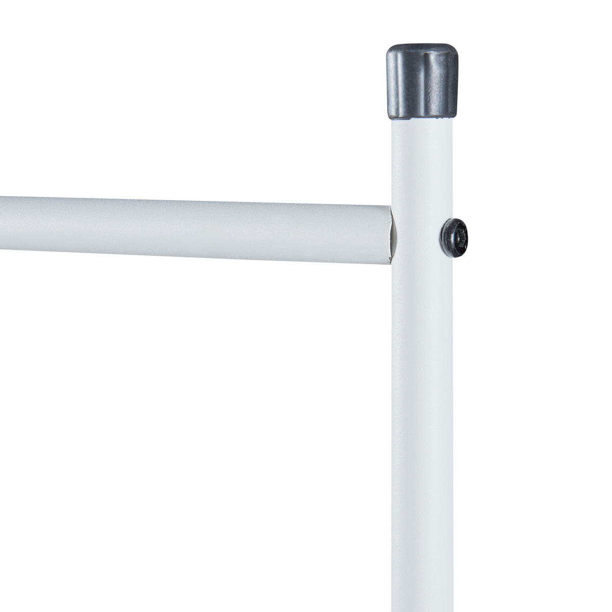 GARDEROBENSTÄNDER Haderup - Weiß, Metall (100/137/45cm) - [en.casa]
