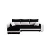 ECKSOFA HEWLET L BIS Rainbow 15+31 Links mit Schlaffunktion - Schwarz, Textil (240/140cm) - Bedante