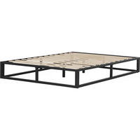 LATTENROST Schwarz - Schwarz, Metall (190/140cm) - Habitat Garten