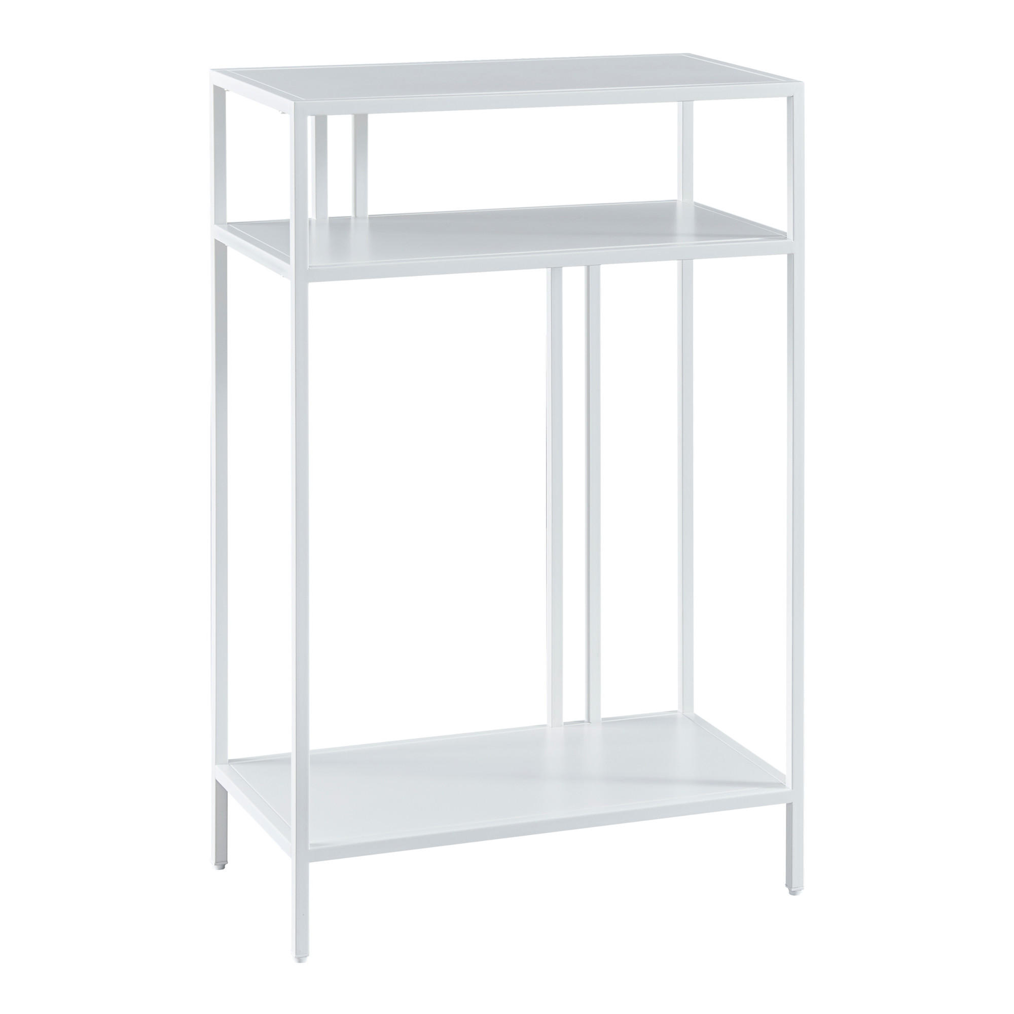 KONSOLENTISCH Kumlinge - Weiß, Metall (30/55/85cm) - [en.casa]