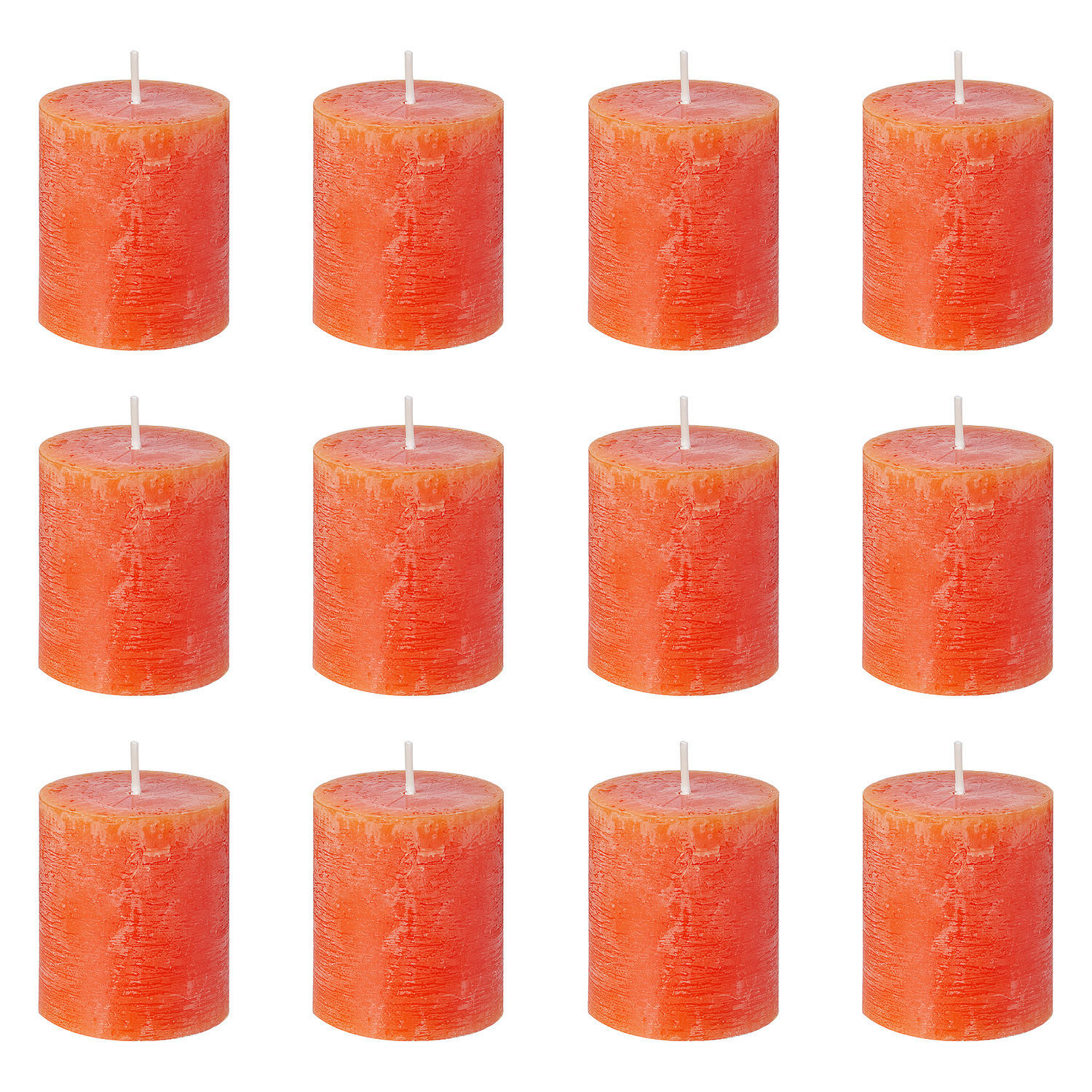 Butlers Stumpenkerze Orange 8 cm