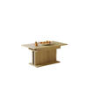 COUCHTISCH Solaris höhenverstellbar ausziehbar - Eichefarben, Holzwerkstoff (110/65/58cm) - Endo-Moebel