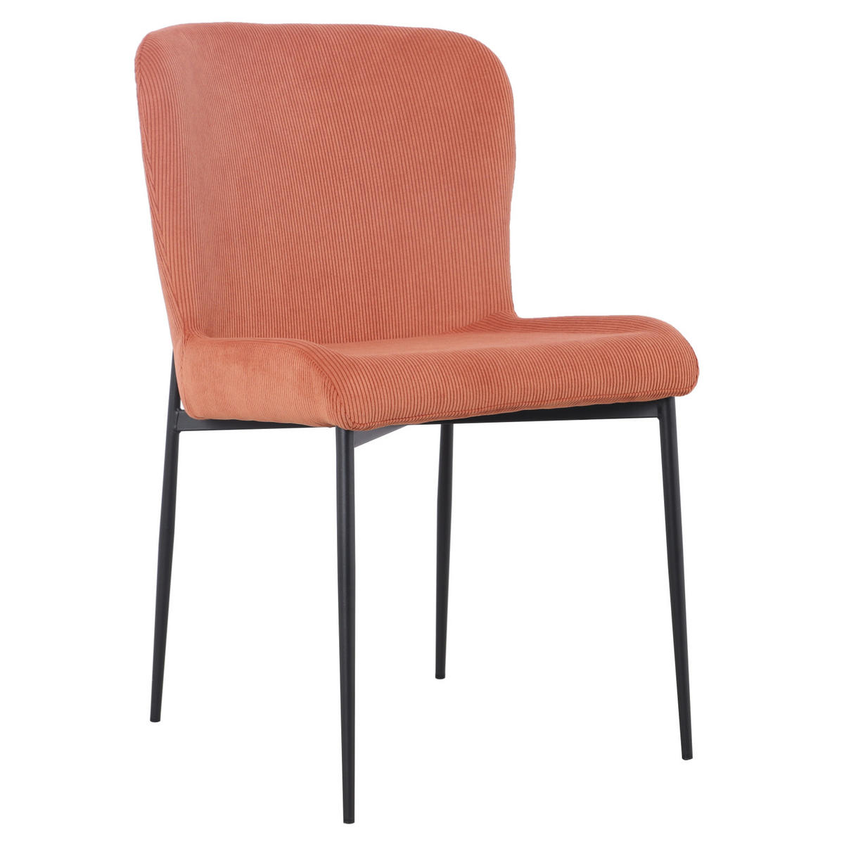 ESSZIMMERSTÜHLE 2er Set FREDDIE Rostrot - Rot, Textil (48/83/56cm) - SVITA