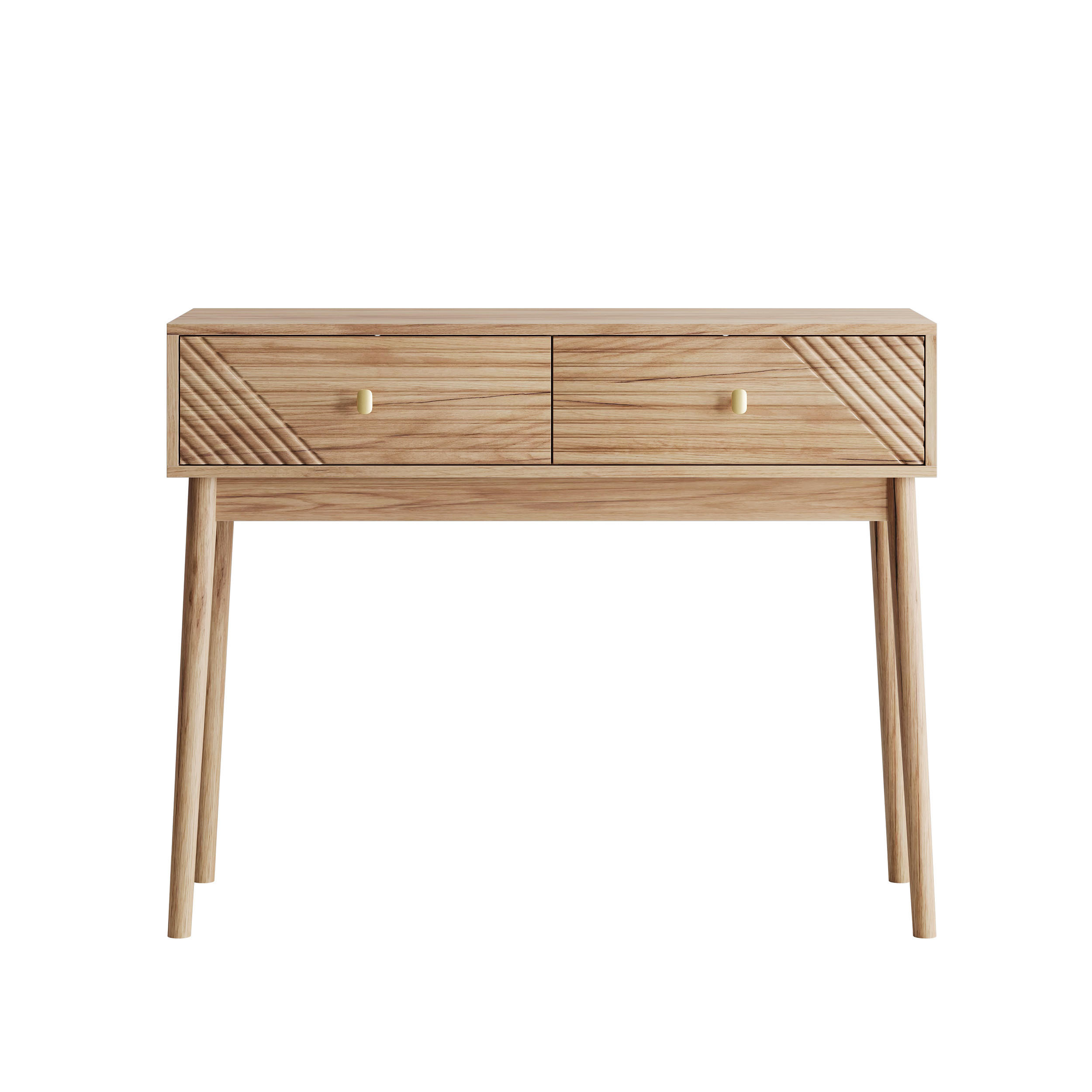 Pangivo Schreibtisch Eiche 35x80x100 cm
