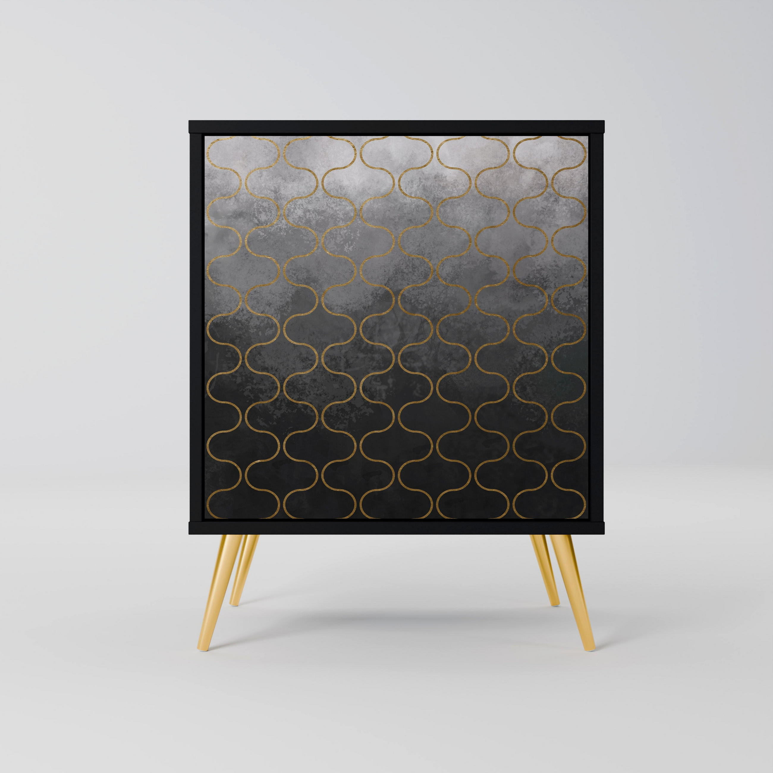 SpaceRebels Sideboard Schwarz 57.5x75.5x42 cm