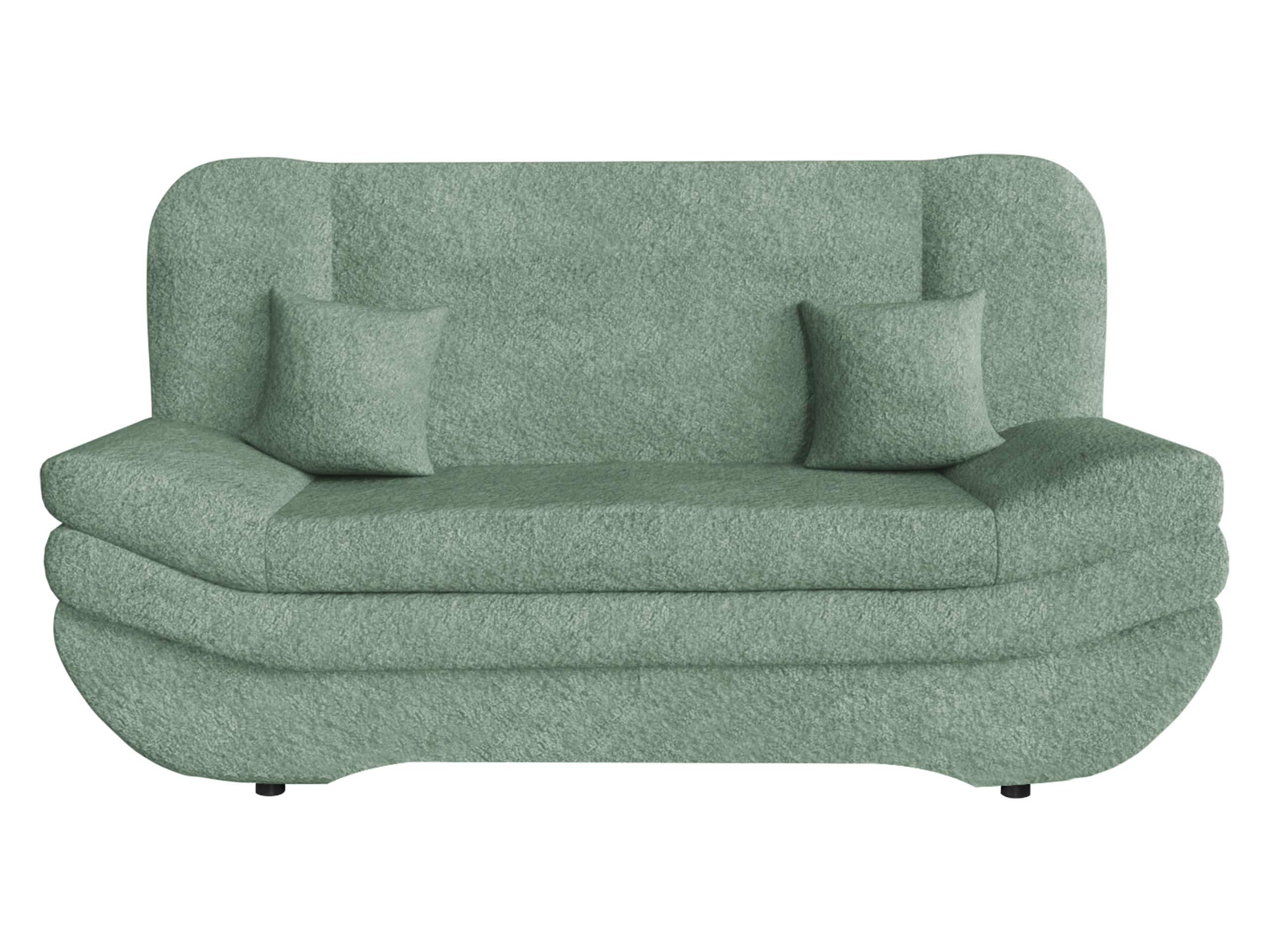 SCHLAFSOFA Weronika - Schwarz/Mintgrün, Holz/Kunststoff (200/95/90cm) - MIRJAN24