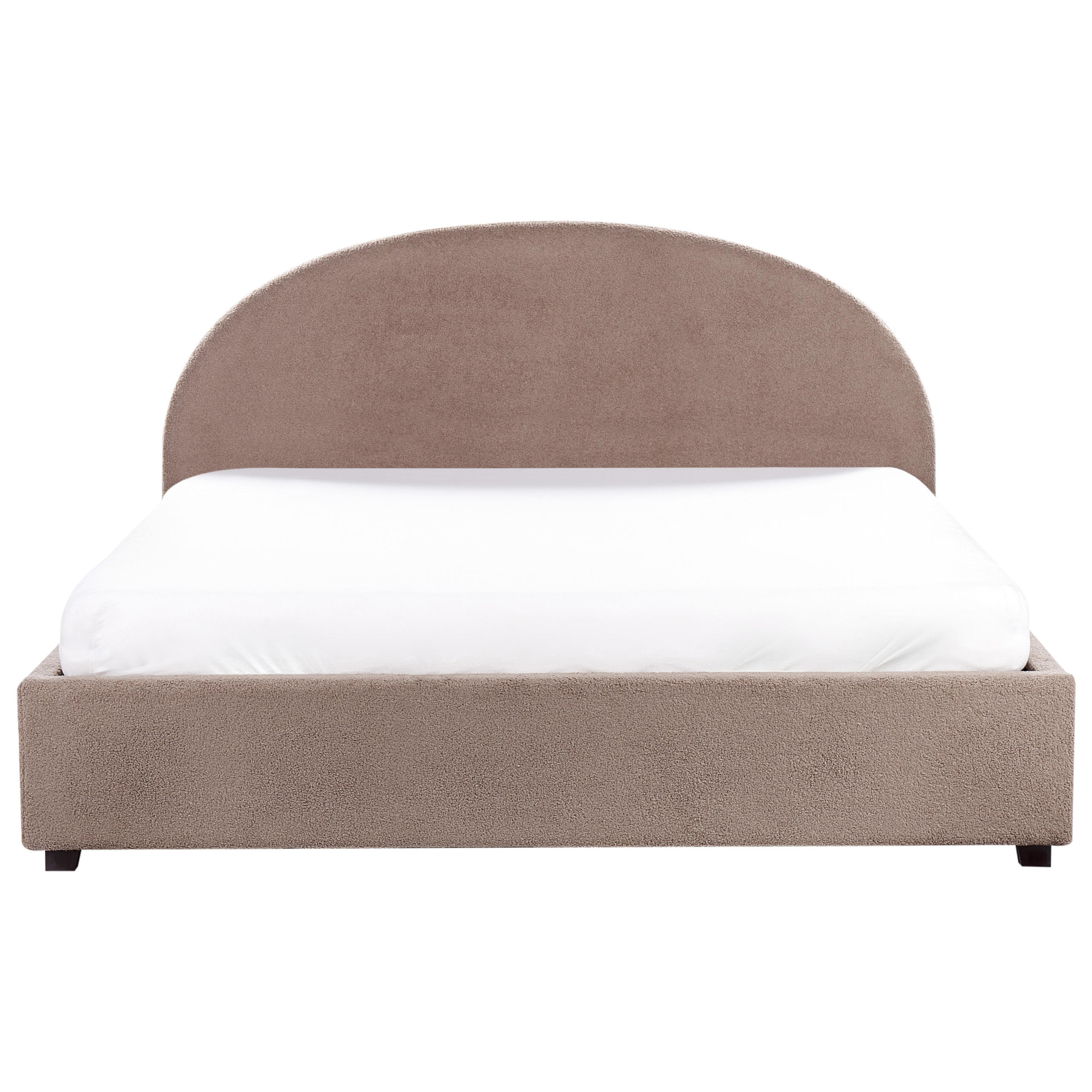 POLSTERBETT 180x200 cm Beige Vaucluse - Taupe, Textil (180/200cm) - Beliani