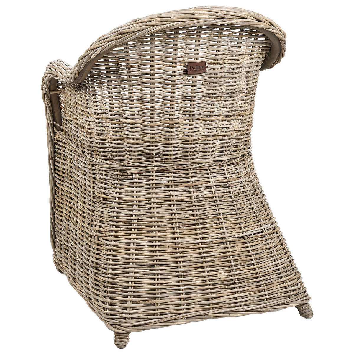 GARTEN SESSEL Beige Susua II - Beige/Naturfarben, Naturmaterialen (56/87/68cm) - Beliani