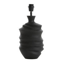 LEUCHTENFUSS SHARON 21x14x41 cm, Metall, Schwarz - Schwarz, Keramik (21/14/41cm) - Light & Living