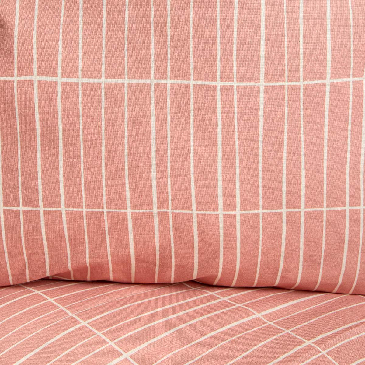BETTWÄSCHE Grila Baumwolle rosa 140/200 cm - Rosa, Textil (140/200cm) - Homla