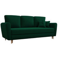 SOFA Flaschengrün LILI Ausziehbar - Grün, Textil (229/95/87cm) - Sepro Meble