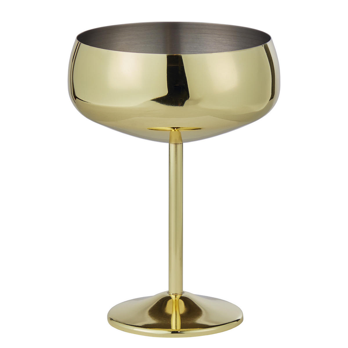 CHAMPAGNERSCHALE Manhattan Lounge - Goldfarben, Metall (0.4L) - Butlers