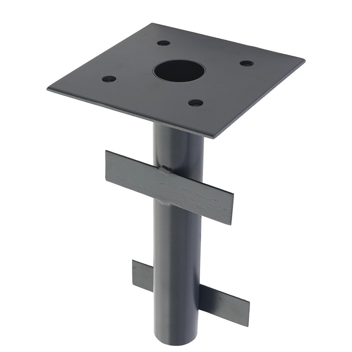 BODENHÜLSE FÜR SCHIRME Schwarz - Schwarz, Metall (19/19cm) - MCW