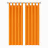 SCHLAUFENSCHAL blickdicht 140x225 cm Hellorange 2er-Pack - Orange, Textil (140/225cm)