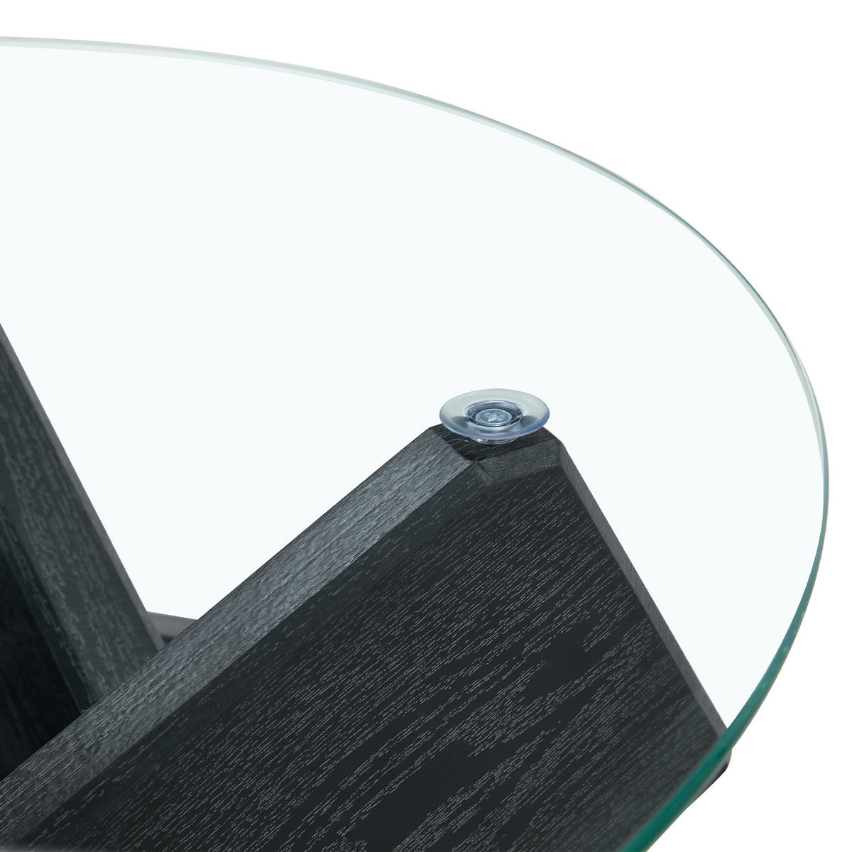 COUCHTISCH Schwarz 79/79/45 cm - Schwarz, Holzwerkstoff (79/79/45cm) - PANGIVO