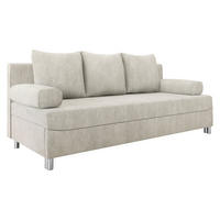 SCHLAFSOFA Dover - Sandfarben/Chromfarben, Holz/Kunststoff (192/86/80cm) - MIRJAN24