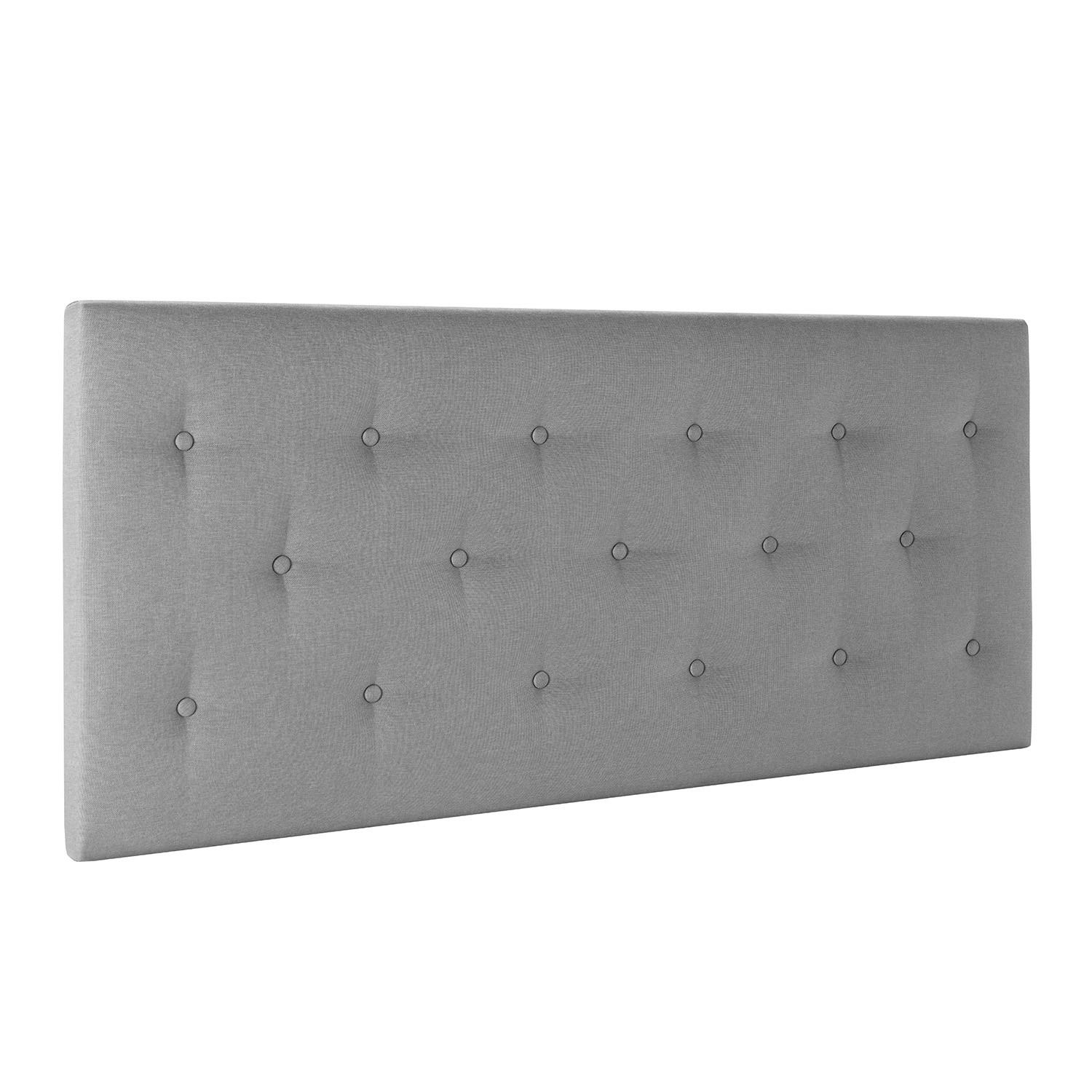 KOPFTEIL Turin 150x60 cm Grau - Grau, Textil (6/150/150cm) - VS Venta-stock
