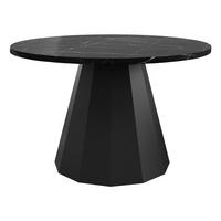 COUCHTISCH Elipse - Schwarz, Holzwerkstoff/Metall (75/75/45cm) - MIRJAN24