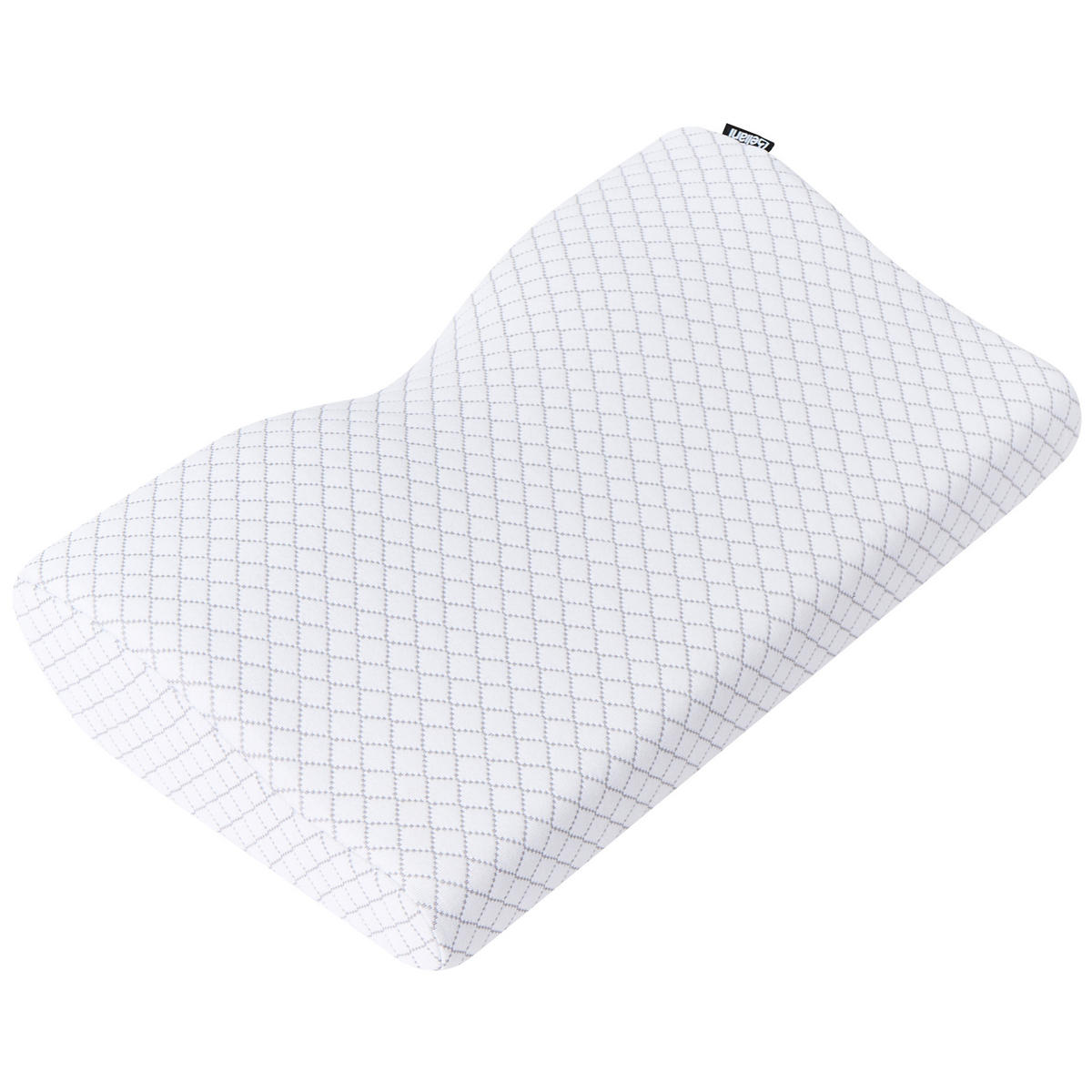 KOPFKISSEN Weiß 30/50 cm Elgon - Weiß, Textil (50/30cm) - Beliani