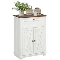 SIDEBOARD Weiß, 2 Türen, 1 Schublade, 60/30/87,5 cm - Weiß, Holz (60/87.5/30cm) - PANGIVO