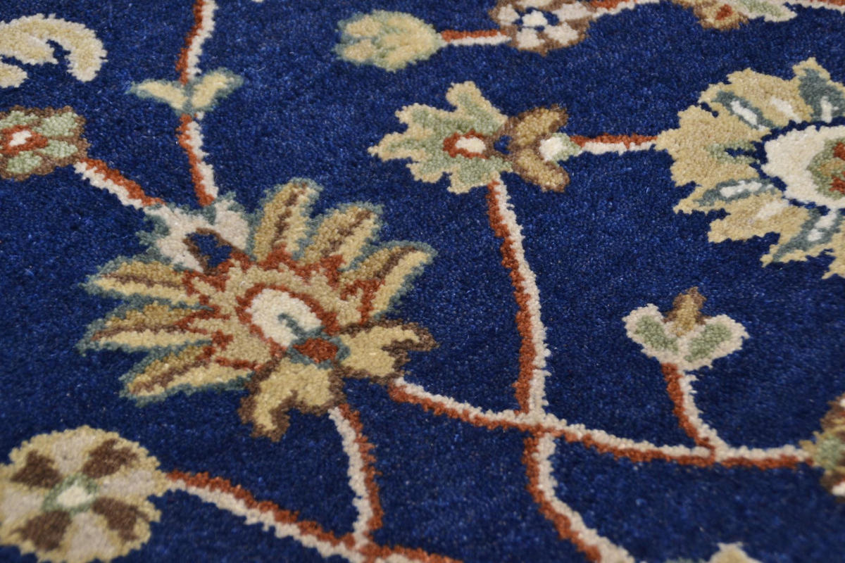 HANDTUFTTEPPICH Royal Ziegler 190x290 cm - Blau, Textil (190/290cm) - THEKO