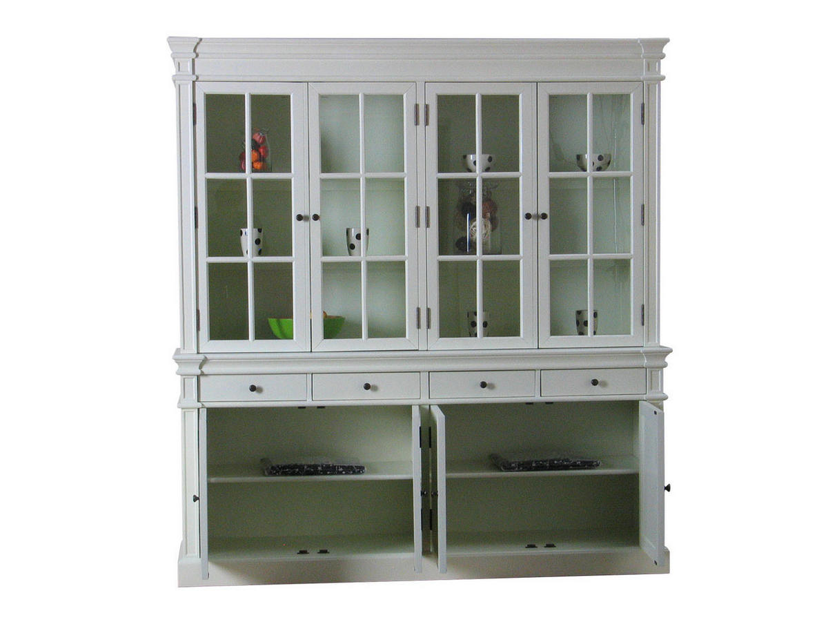 BUFFET weiß - Weiß, Holzwerkstoff (45/200/186cm) - ebuy24