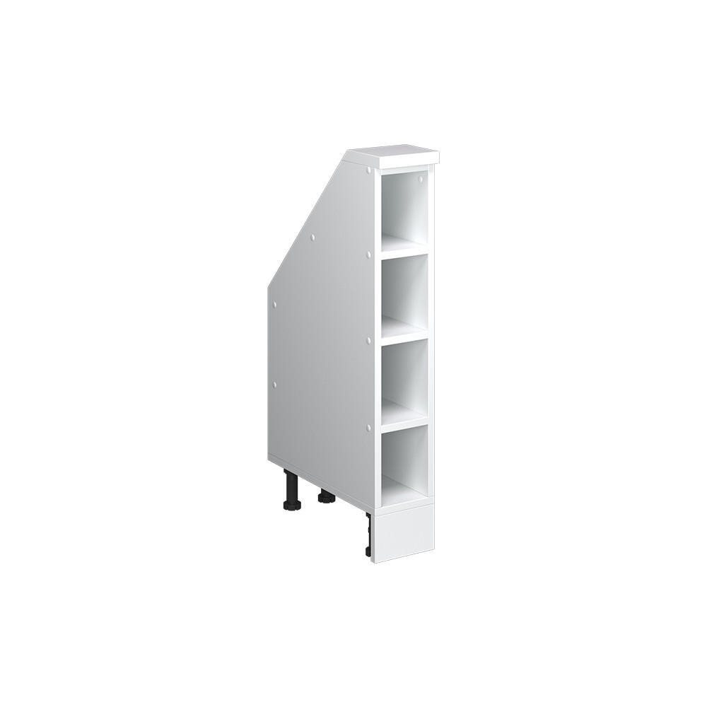 Vicco SKŘÍŇ POD ŠIKMOU STŘECHU Rion Bílá 15 x 81.6 cm se 4 přihrádkami