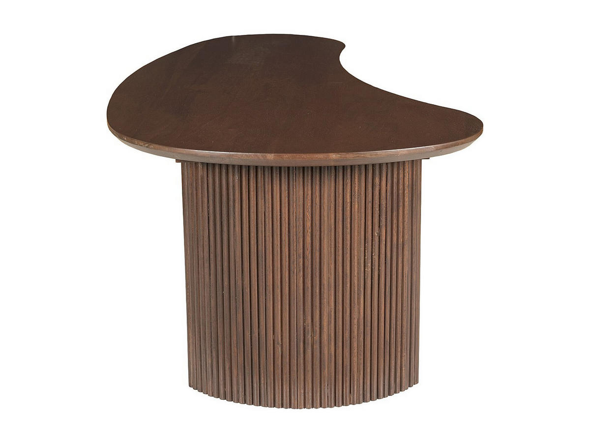 COUCHTTISCH nicht ausziehbar - 120 cmcm x 70 cmcm - Holz, Platte - Naturfarben Dunkel - TAMENIA - Naturfarben, Holz (70/120/45cm) - Vente-Unique