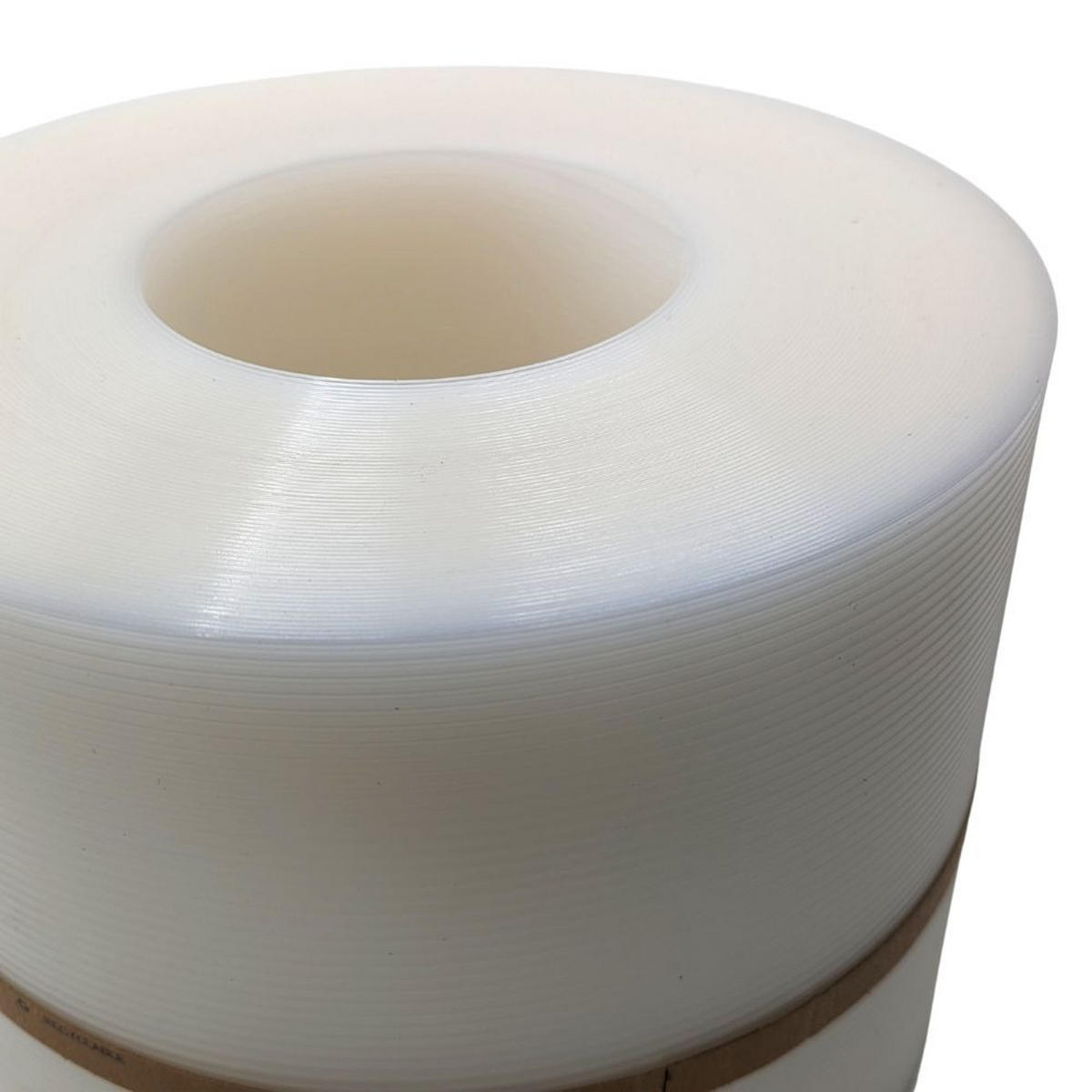 SICHTSCHUTZSTREIFEN Rille PP für Doppelstabmatten Zaun Milchglas-Optik, 26m - Transparent, Kunststoff (2600/19cm) - ZAUN|ZU