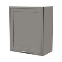 HÄNGESCHRANK Salo W2/60 Weiß / Dust Grey Matt 60 / 32,5 / 72cm - Weiß/Grau, Holz/Holzwerkstoff (60/72/32.5cm) - Feldmann-Wohnen
