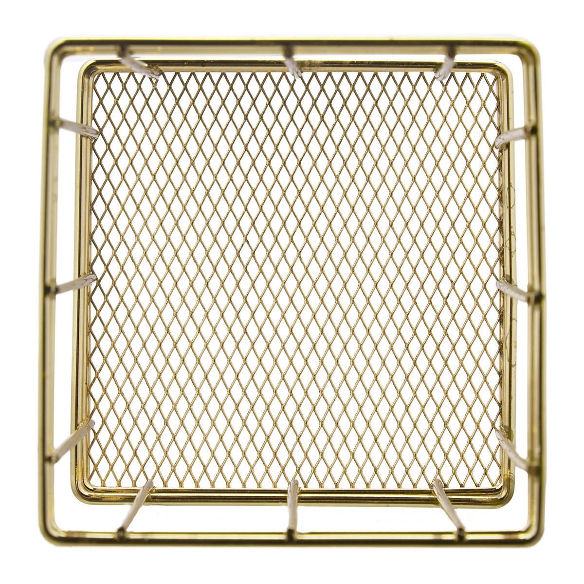 STIFTEHALTER - Goldfarben, Metall (9/9/10cm) - Relaxdays