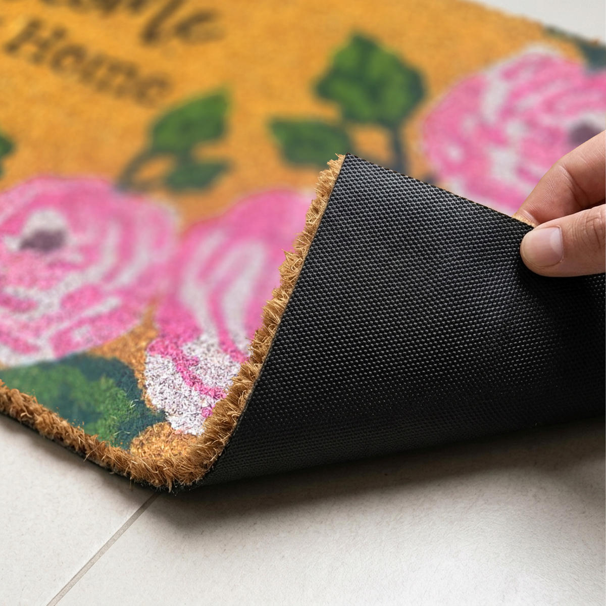 ROHOŽ - viacfarebná, textil/plast (60/40cm) - Relaxdays