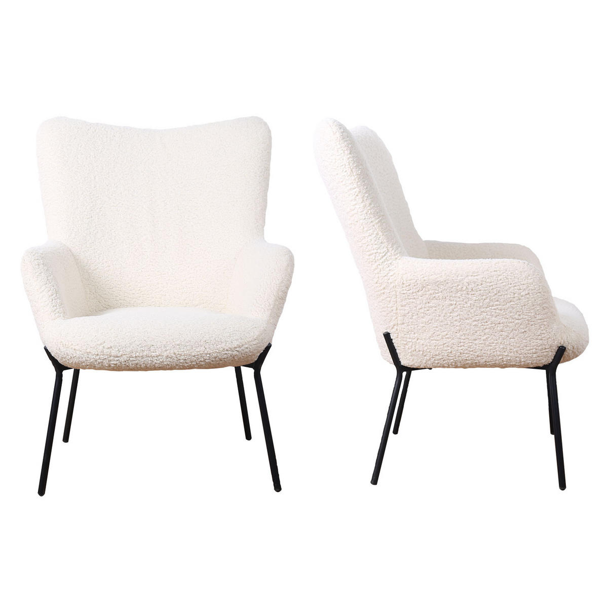 SESSEL Eira Beige - Beige, Textil (72/98/79cm) - Happy Garden