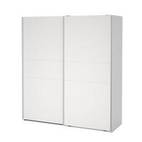 SCHIEBETÜRENSCHRANK, Como, Weiß, Holzwerkstoff, 179 x 67 x 201 cm - Weiß, Holzwerkstoff (179/201/67cm) - ebuy24