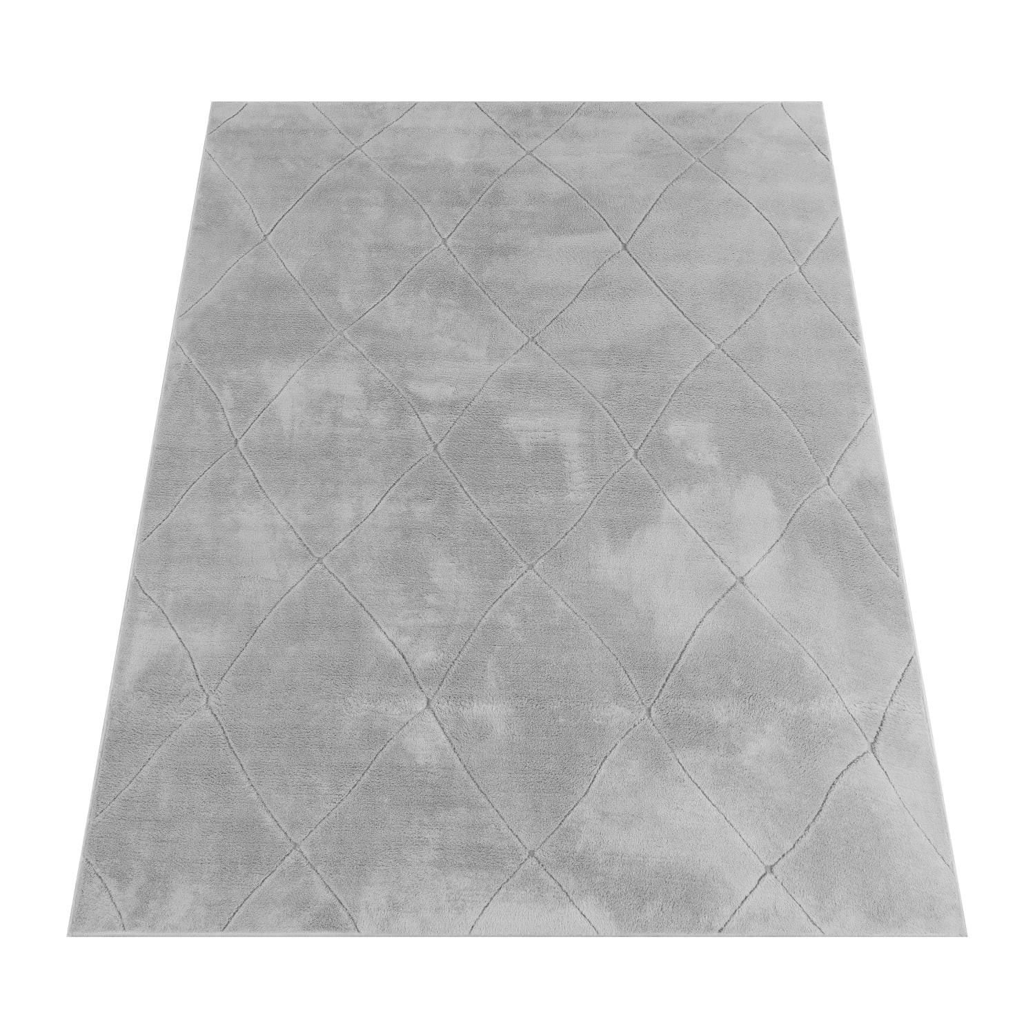 KURZFLORTEPPICH 60/100 cm Utrecht 641 - Grau, Textil (60/100cm) - Paco Home