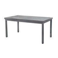 GARTENTISCH Verona ausziehbar von 160 bis 210 cm, Aluminium - Grau, Glas (120/80/175cm) - Green Spirit