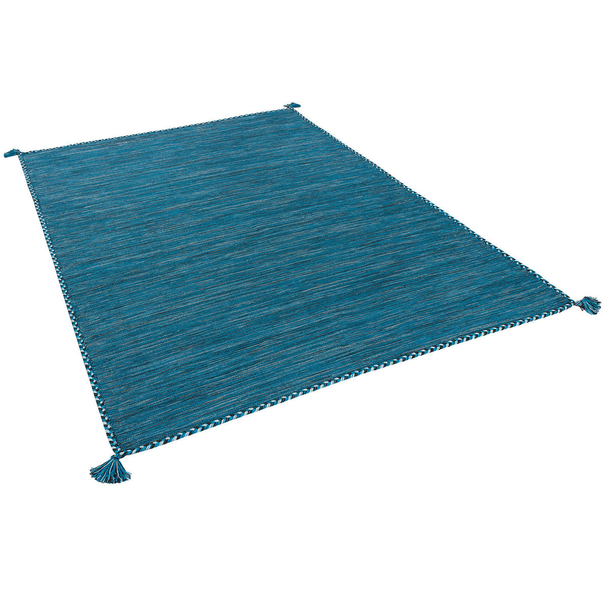 NATUR TEPPICH KELIM PRICO - Petrol, Textil (120/180cm) - Pergamon