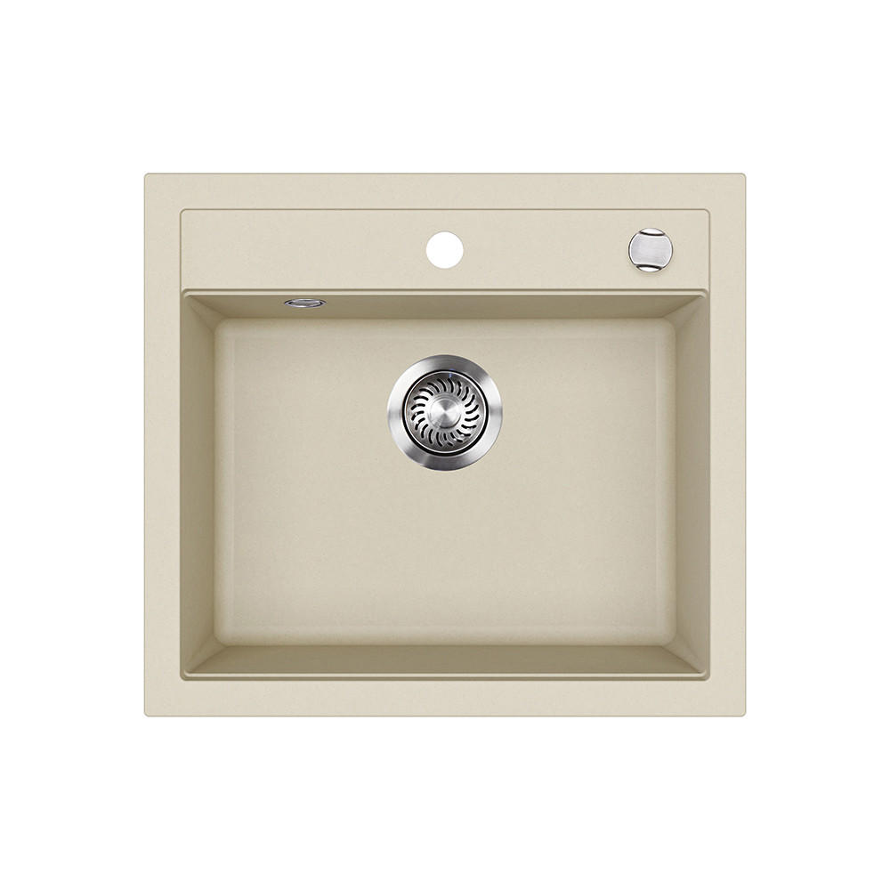 DISKBÄNK Paris Beige 57 x 51 cm - Beige, Sten (57/20/51cm) - Bergstroem