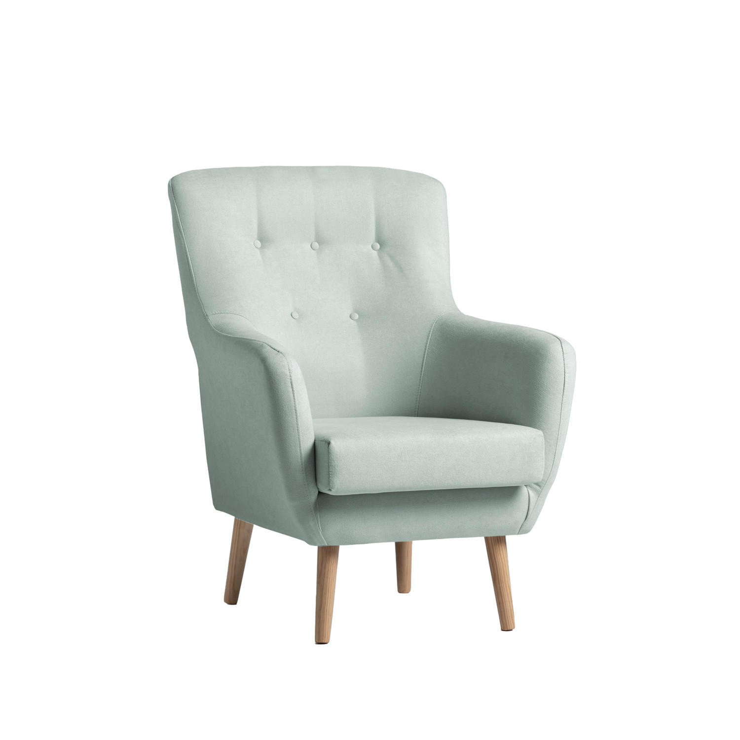 LESESESSEL Astrid Grün 73 cm x 100 cm - Grün, Textil (73/100/83cm) - Klast Home